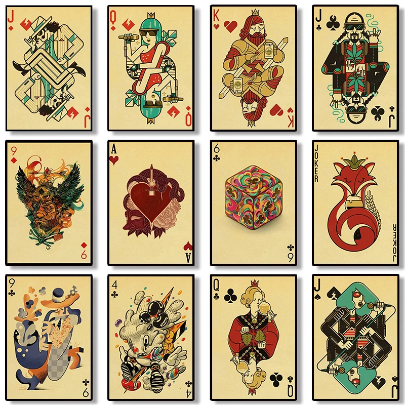 Vintage Collectible Playing Cards - Nordic Collection Playing Cards Quotes Poster