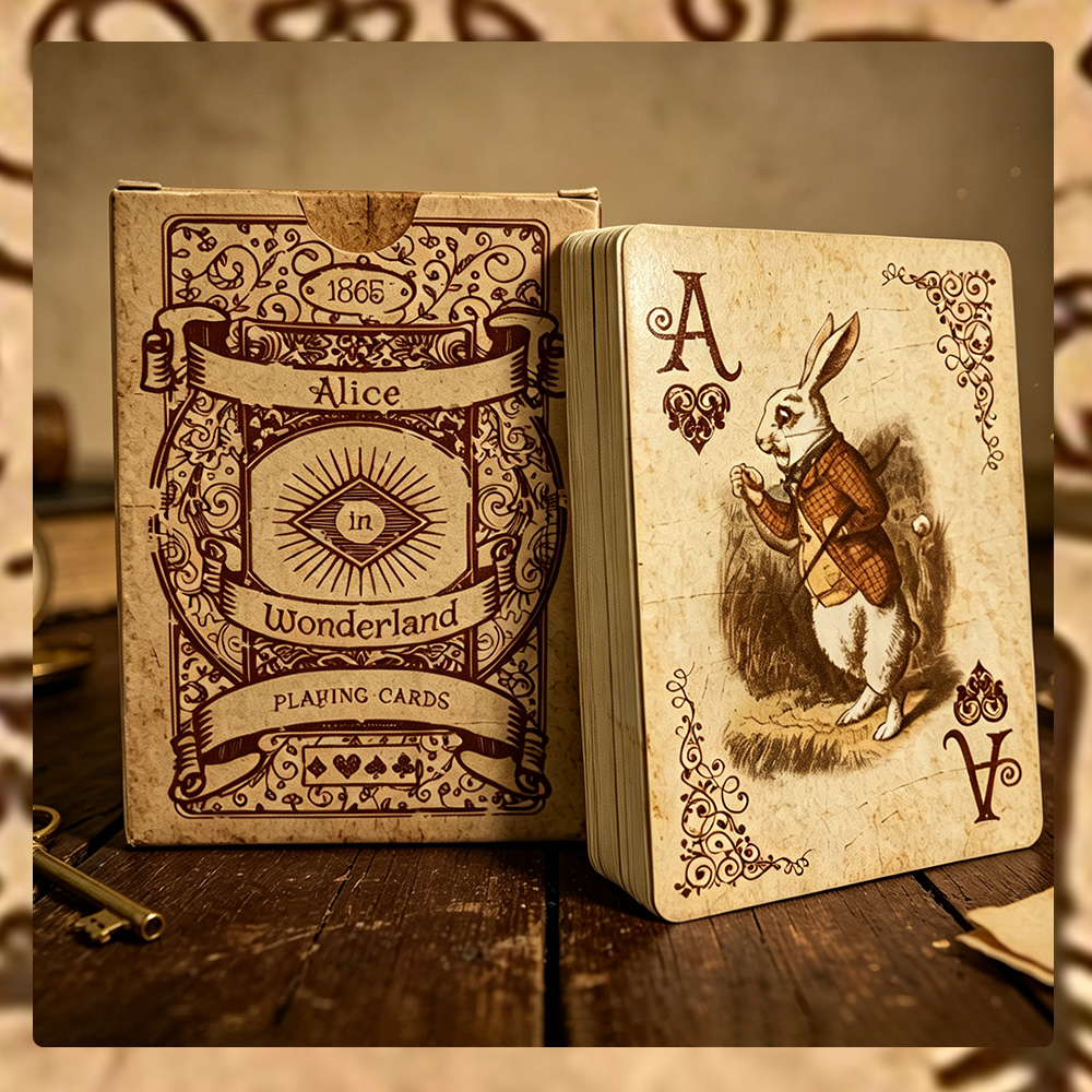 Vintage Collectible Playing Cards - 1Set/2Set Alice Vintage Paper Poker.Cards in