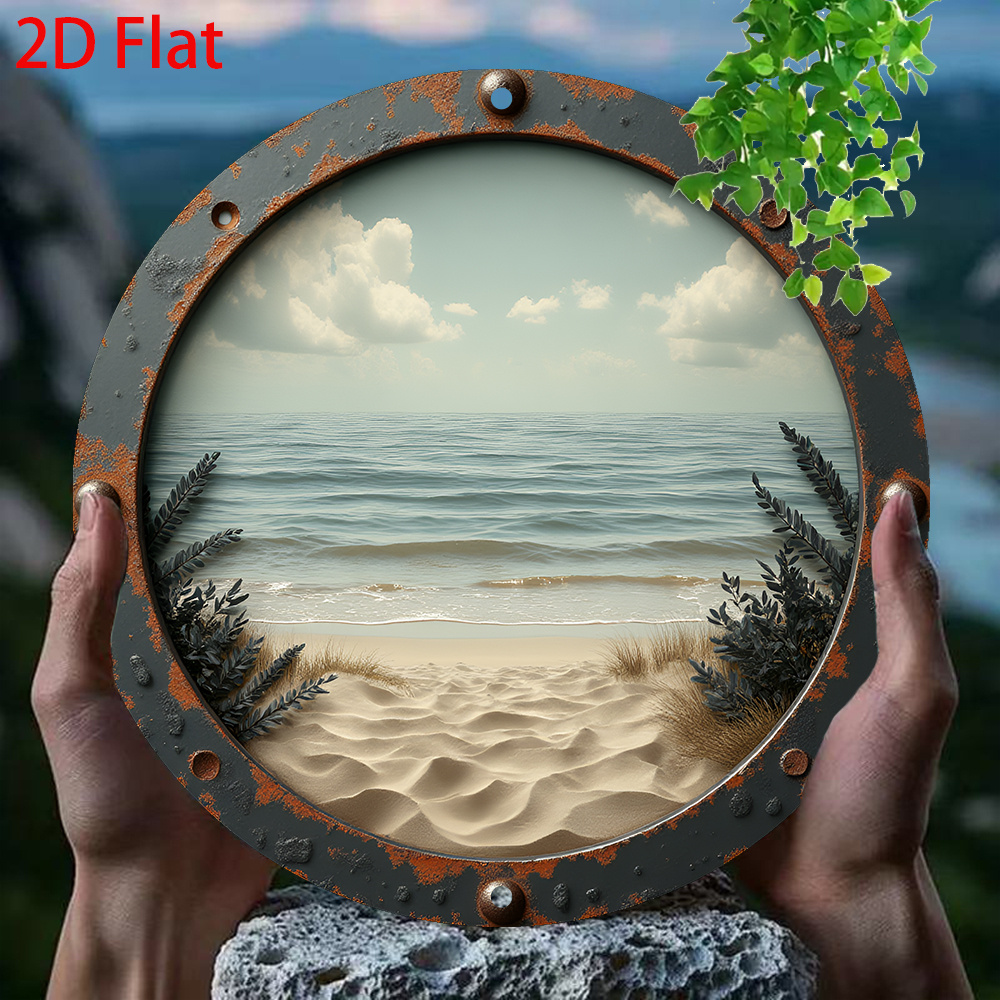 Vintage Collectible Plates - 2D Flat - 1pc Vintage Round