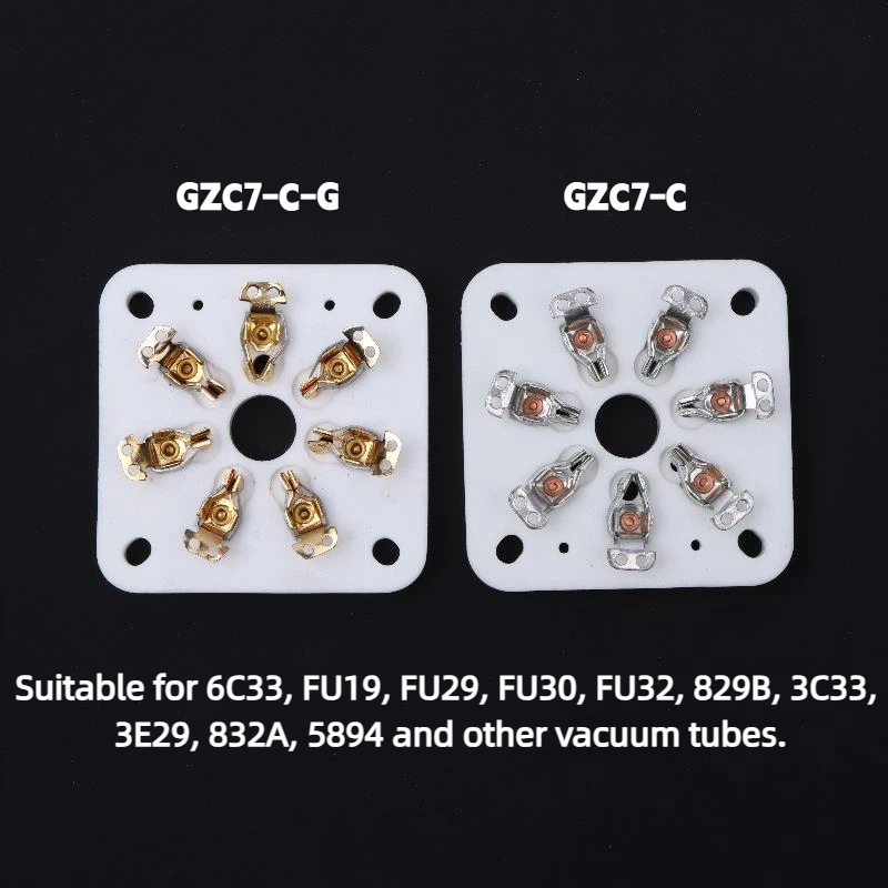 Tube Amplifier Part - 7Pin Ceramic Vacuum Tube Socket for