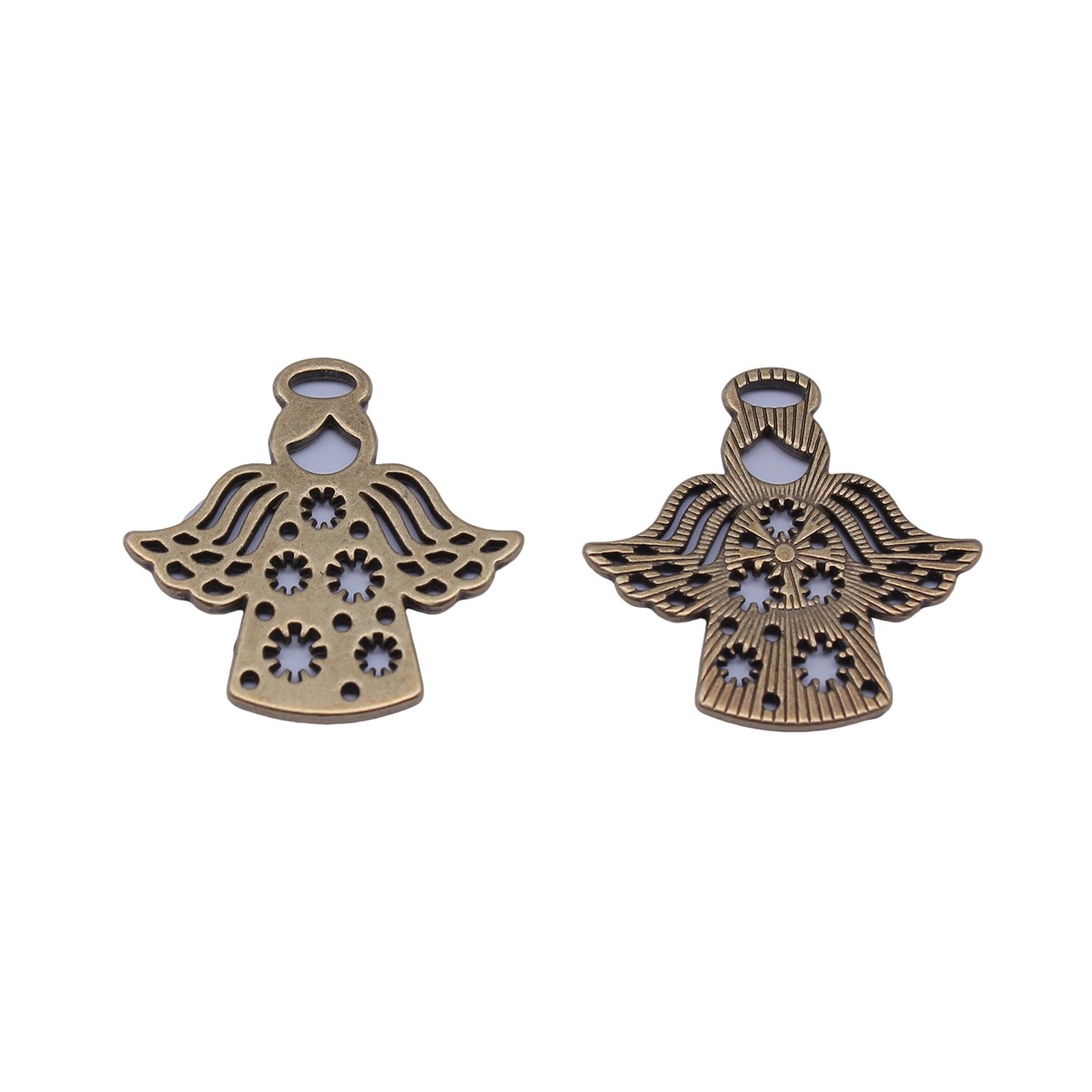 Vintage Collectible Jewelry - Guardian Angel Pendant Collection Amulet Charms