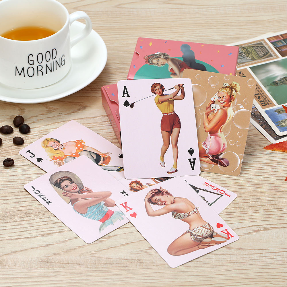 Vintage Collectible Playing Cards - Vintage Sexy Bikini Beauty Playing Cards，