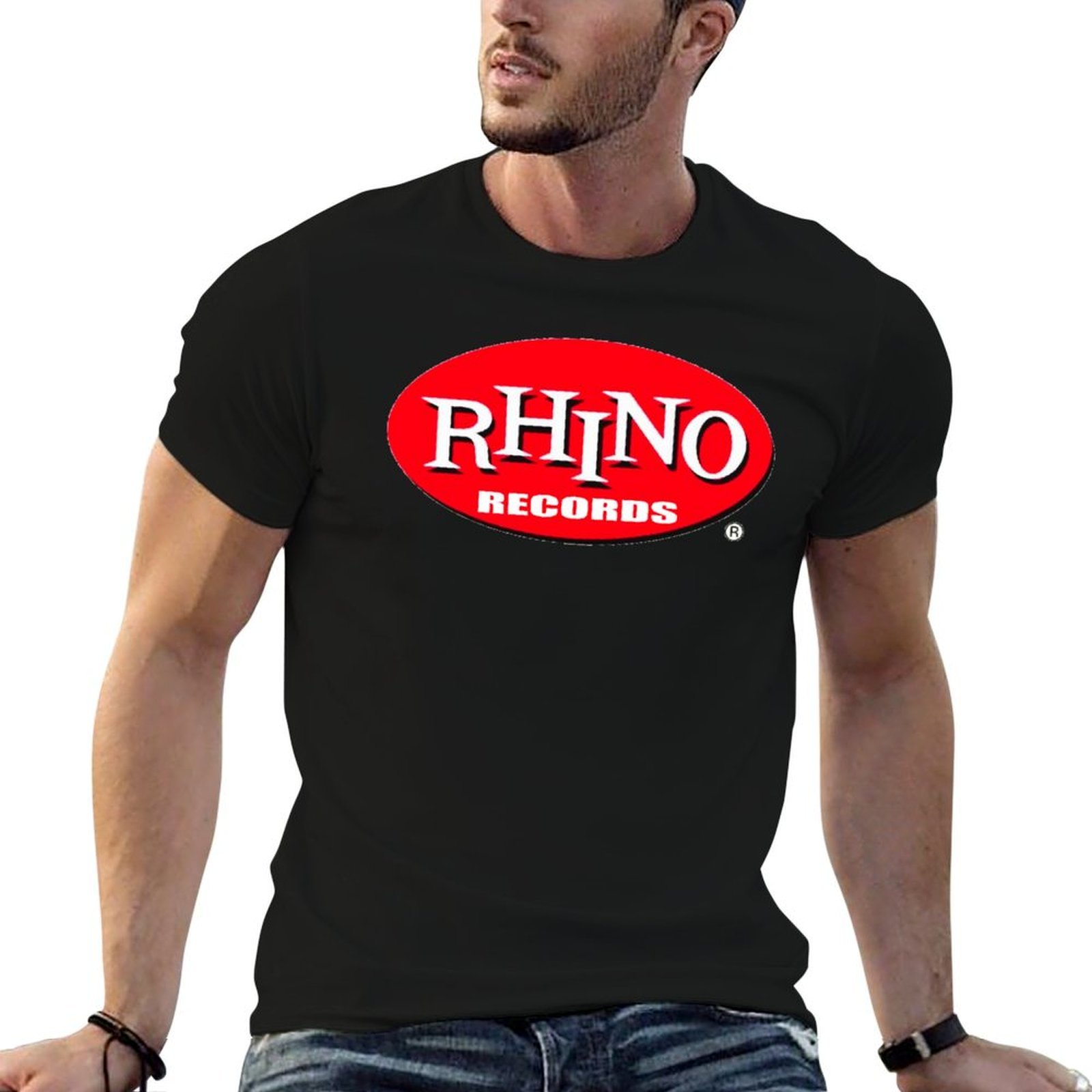 Collectible Vintage T Shirts - Vintage Rhino Records cult Collectable T-Shirt