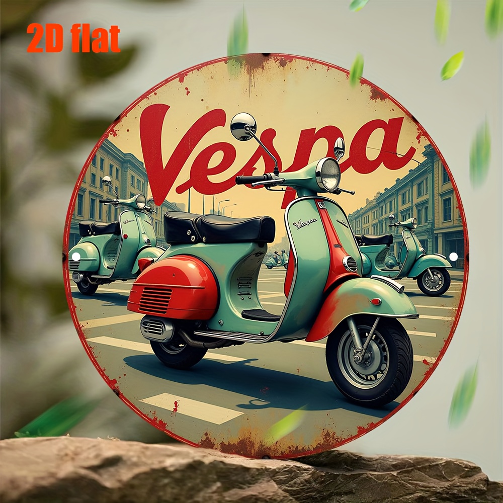 Vintage Collectible Plates - 2D Flat, 2D Flat Retro Vesna