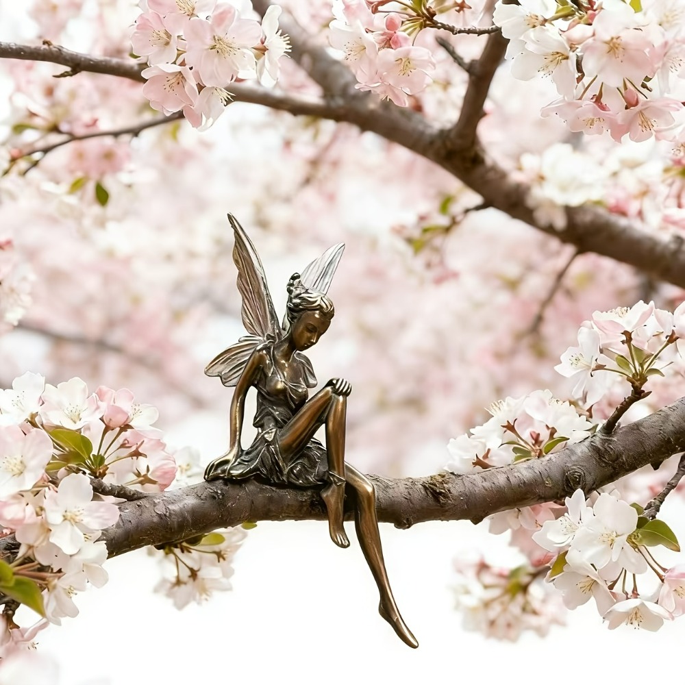 Vintage Fairy Figurines Collectible - Vintage Style Resin Fairy Figurine Transparent