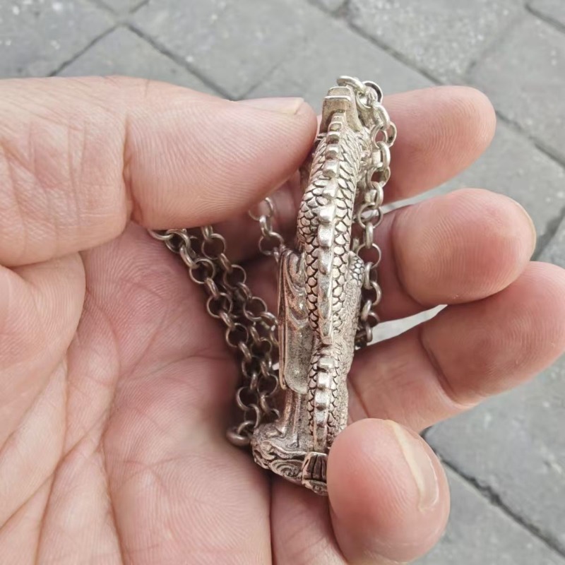 Silver Plated Buddha Pendant N - Vintage Collectible Jewelry ulasan dan harga