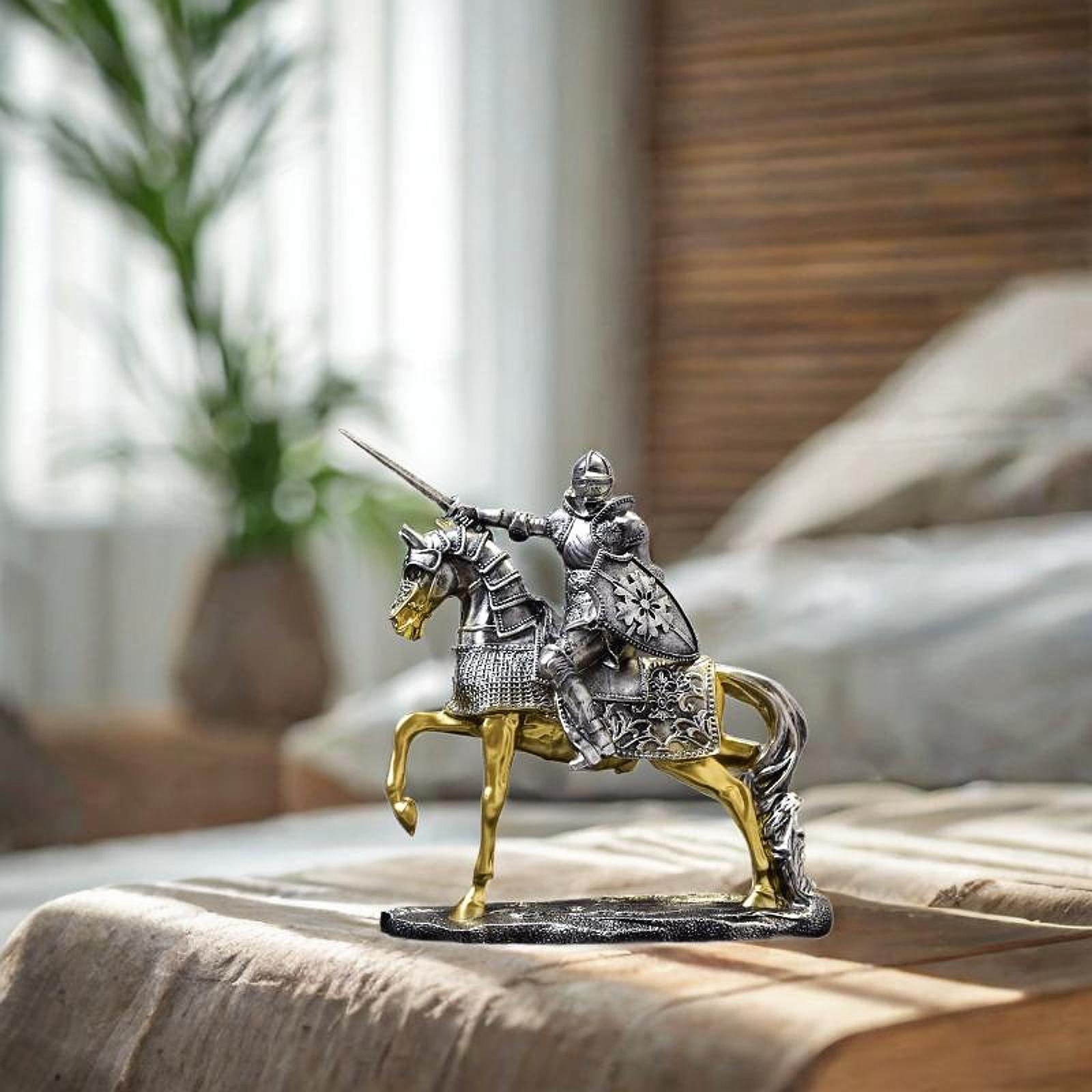 Knight Horse Statue Retro Vint - Vintage Collectible Ornaments ulasan dan harga