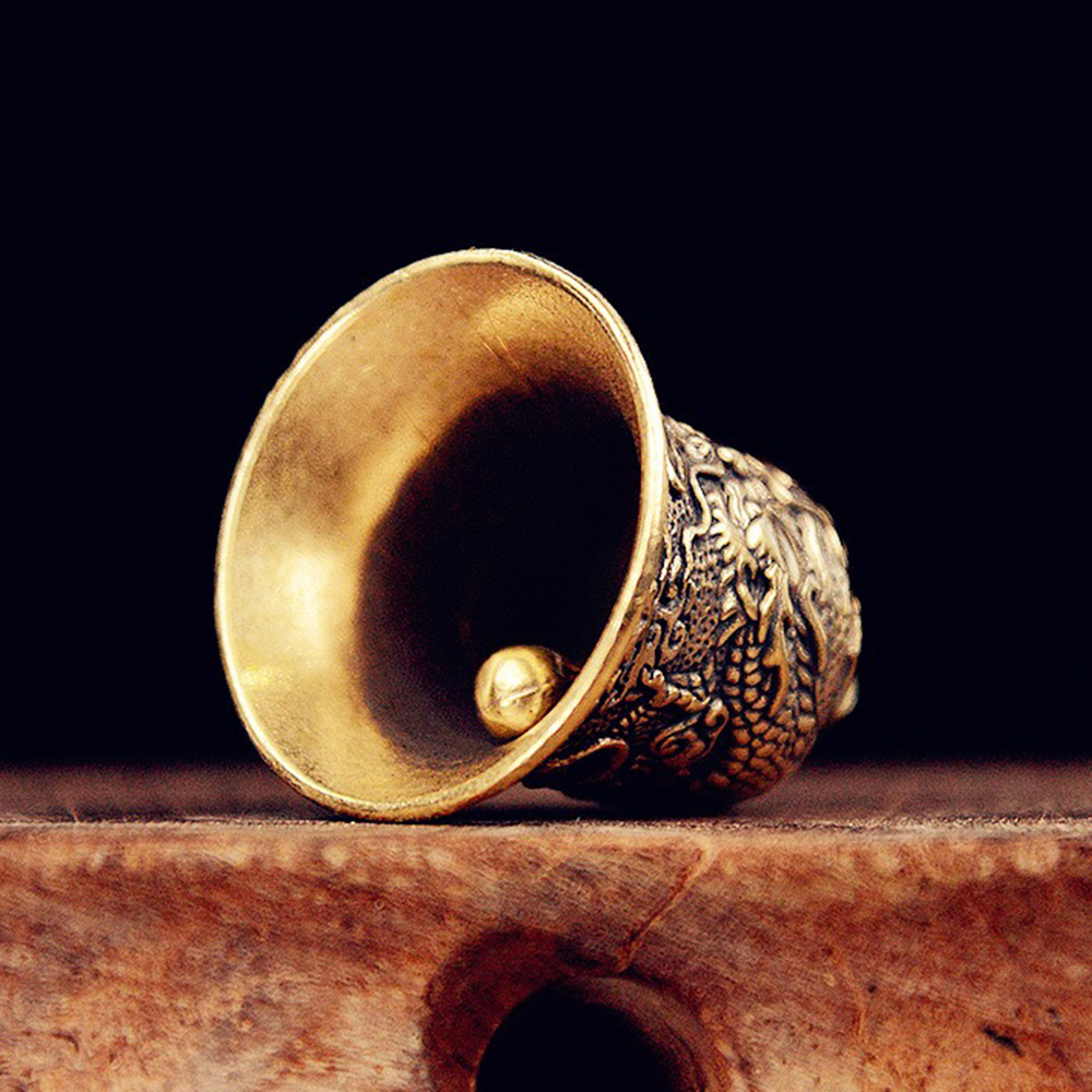 New Vintage Brass Bell Carved  - Vintage Collectible Bells ulasan dan harga