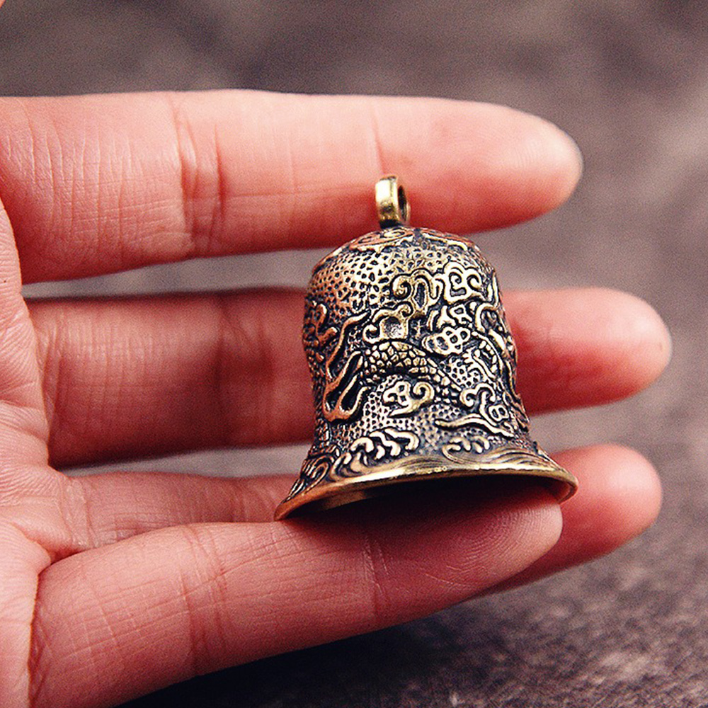New Vintage Brass Bell Carved  - Vintage Collectible Bells ulasan dan harga