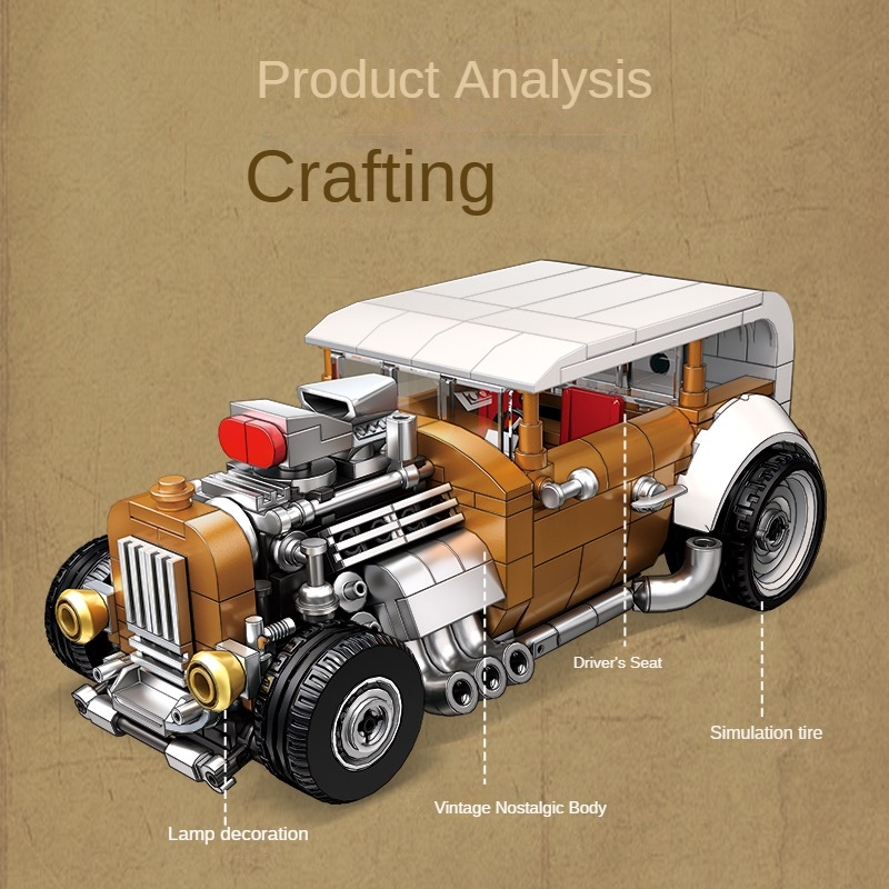 Retro vintage car building blo - Vintage Collectible Ornaments ulasan dan harga