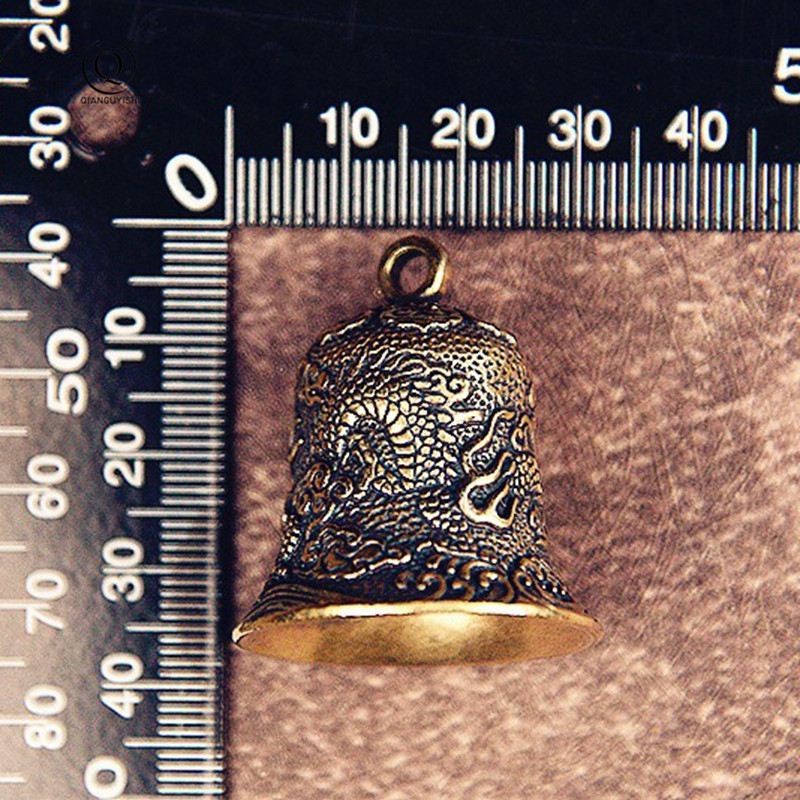 Vintage Brass Bell Carved Drag - Vintage Collectible Bells ulasan dan harga