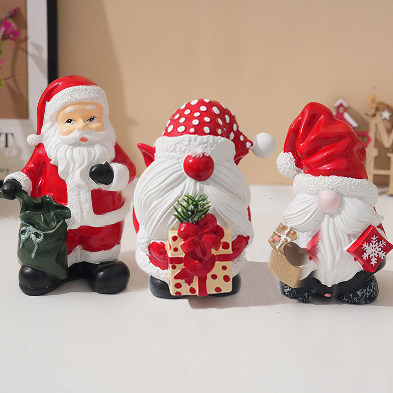 Christmas Santa Resin Ornament - Vintage Collectible Santa ulasan dan harga