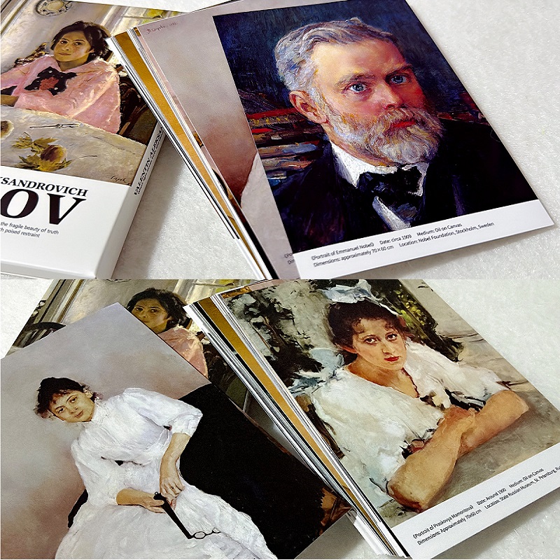 30Pcs Valentin Serov Vintage P - Collectible Vintage Greeting Cards ulasan dan harga