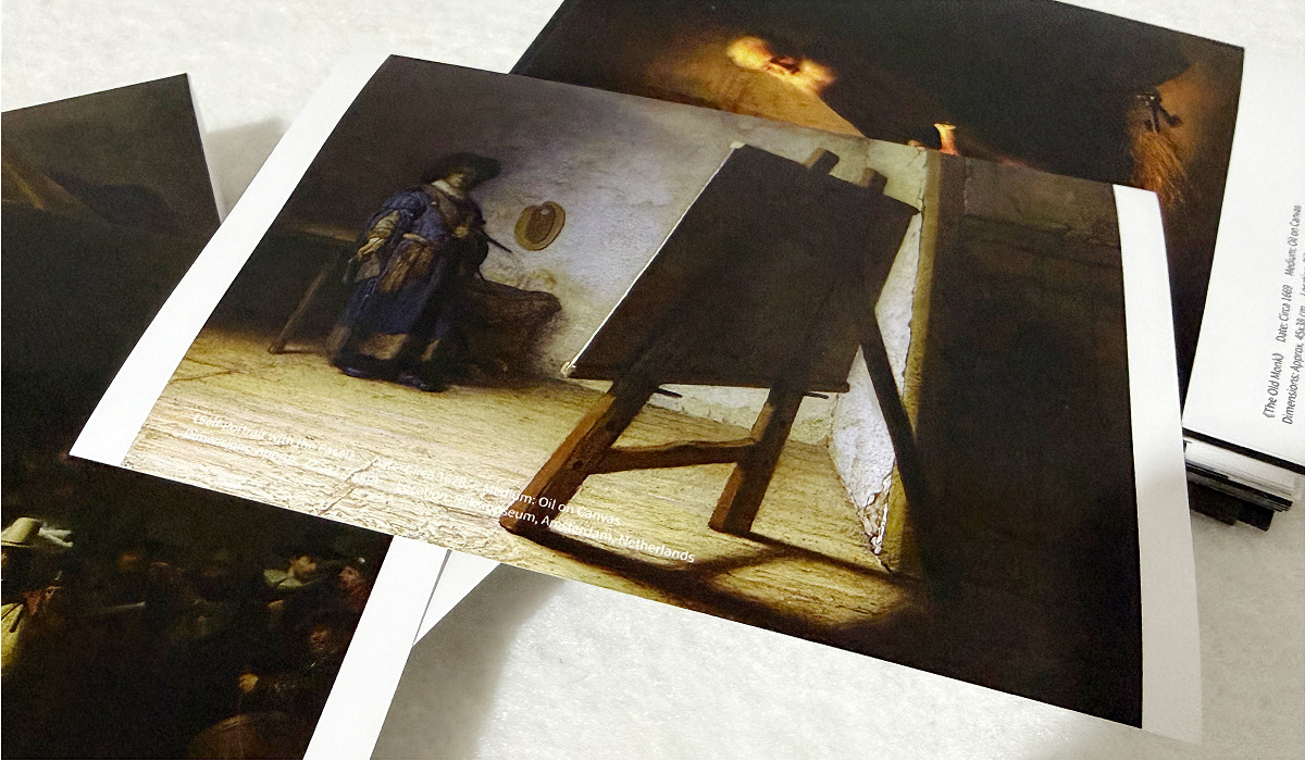 30Pcs Rembrandt Vintage Oil Pa - Collectible Vintage Greeting Cards ulasan dan harga