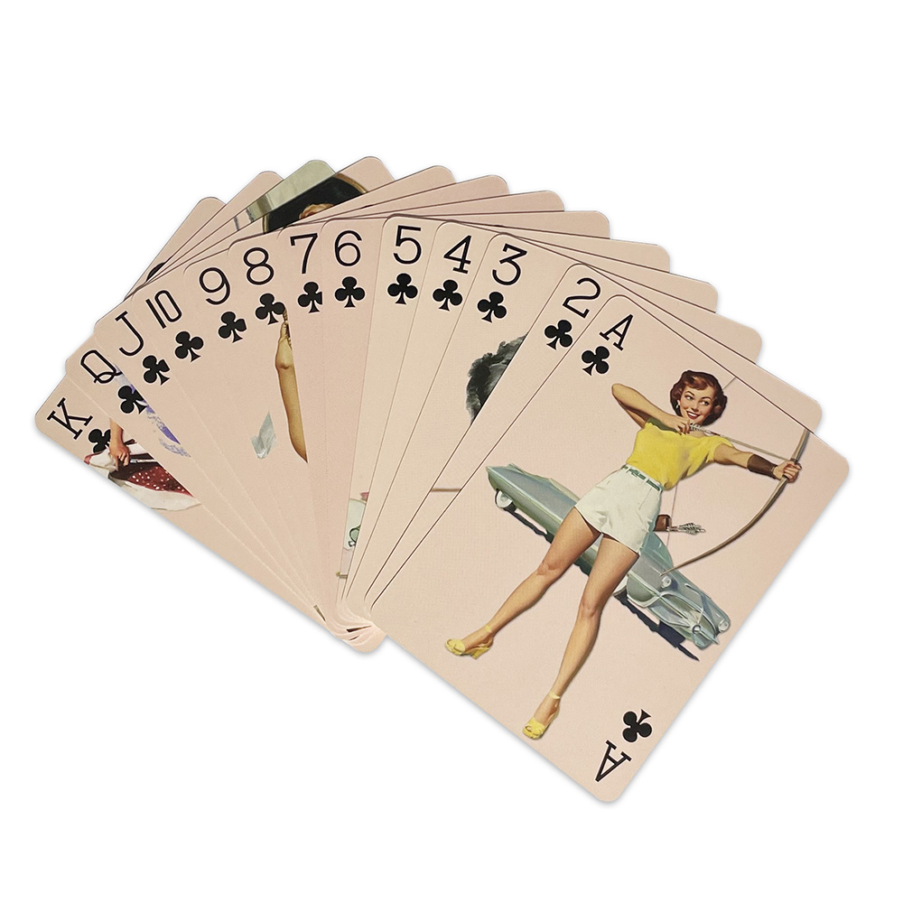 Beautiful Cute Girls Collectio - Vintage Collectible Playing Cards ulasan dan harga