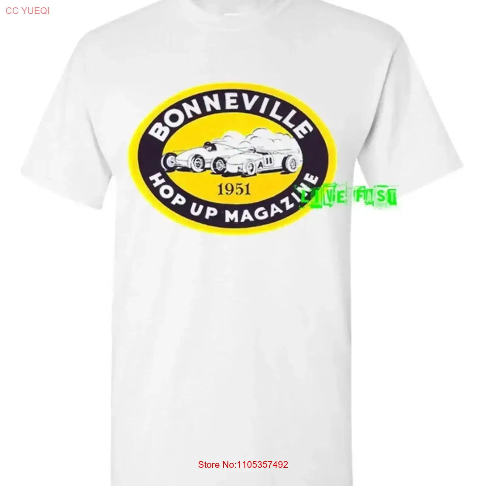 BONNEVILLE SALT FLATS 1951 T S - Collectible Vintage T Shirts ulasan dan harga