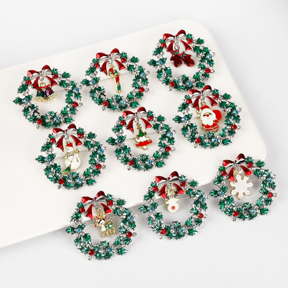 Christmas Wreath Collection En - Vintage Collectible Santa ulasan dan harga
