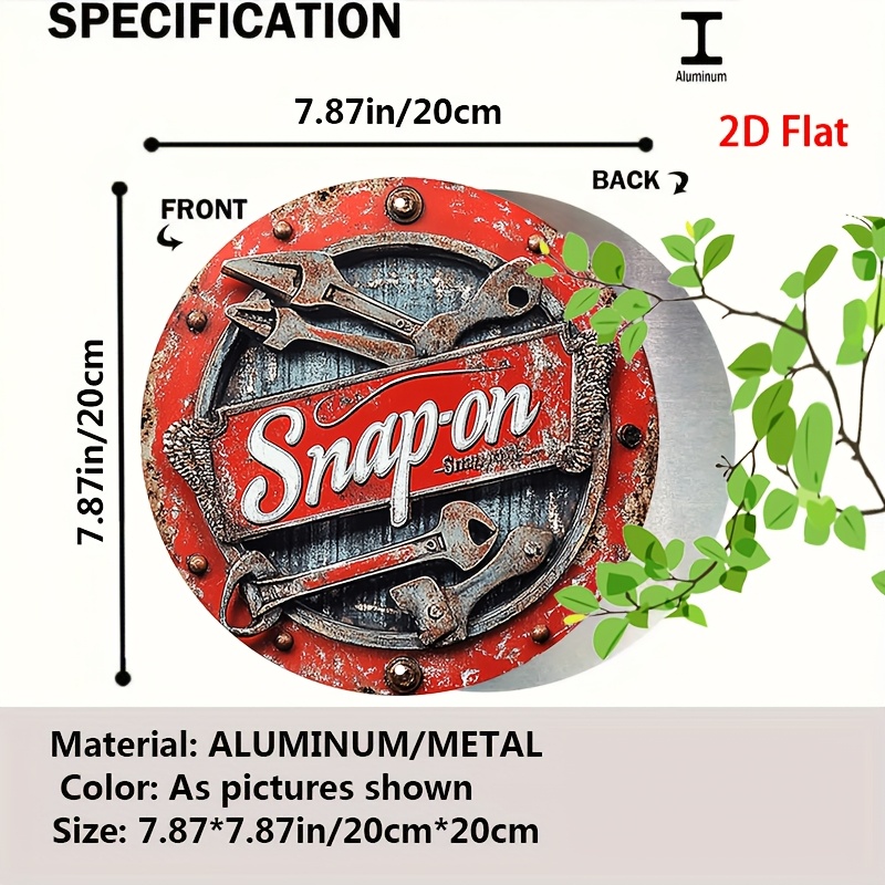 2D Flat 1pc Vintage Metal Sign - Vintage Collectible Plates ulasan dan harga