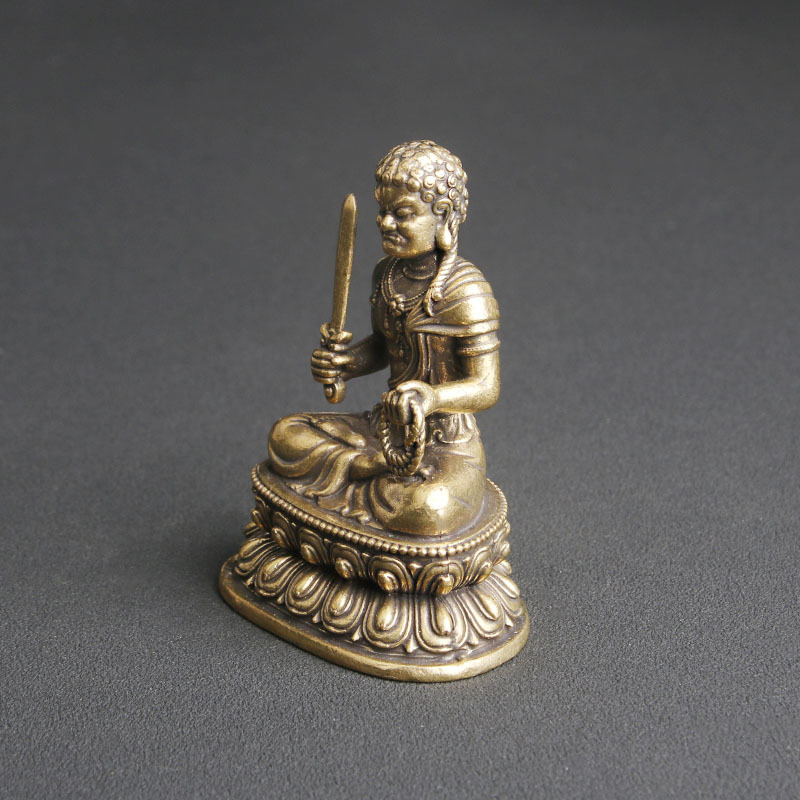 Vintage Brass Fudo Myoo Buddha - Vintage Collectible Ornaments ulasan dan harga