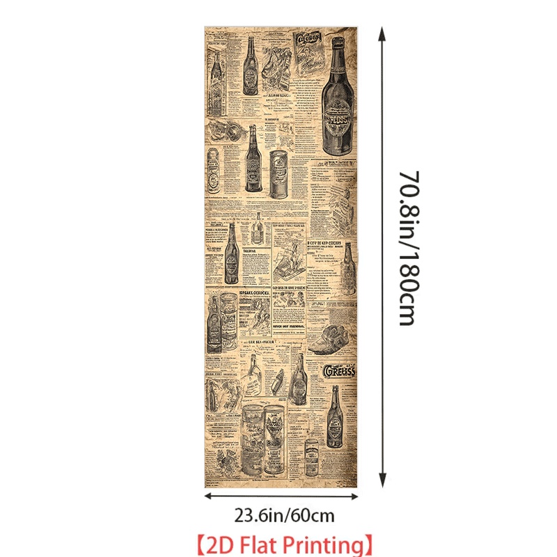 Refrigerator Sticker, Refriger - Collectible Vintage Newspapers ulasan dan harga