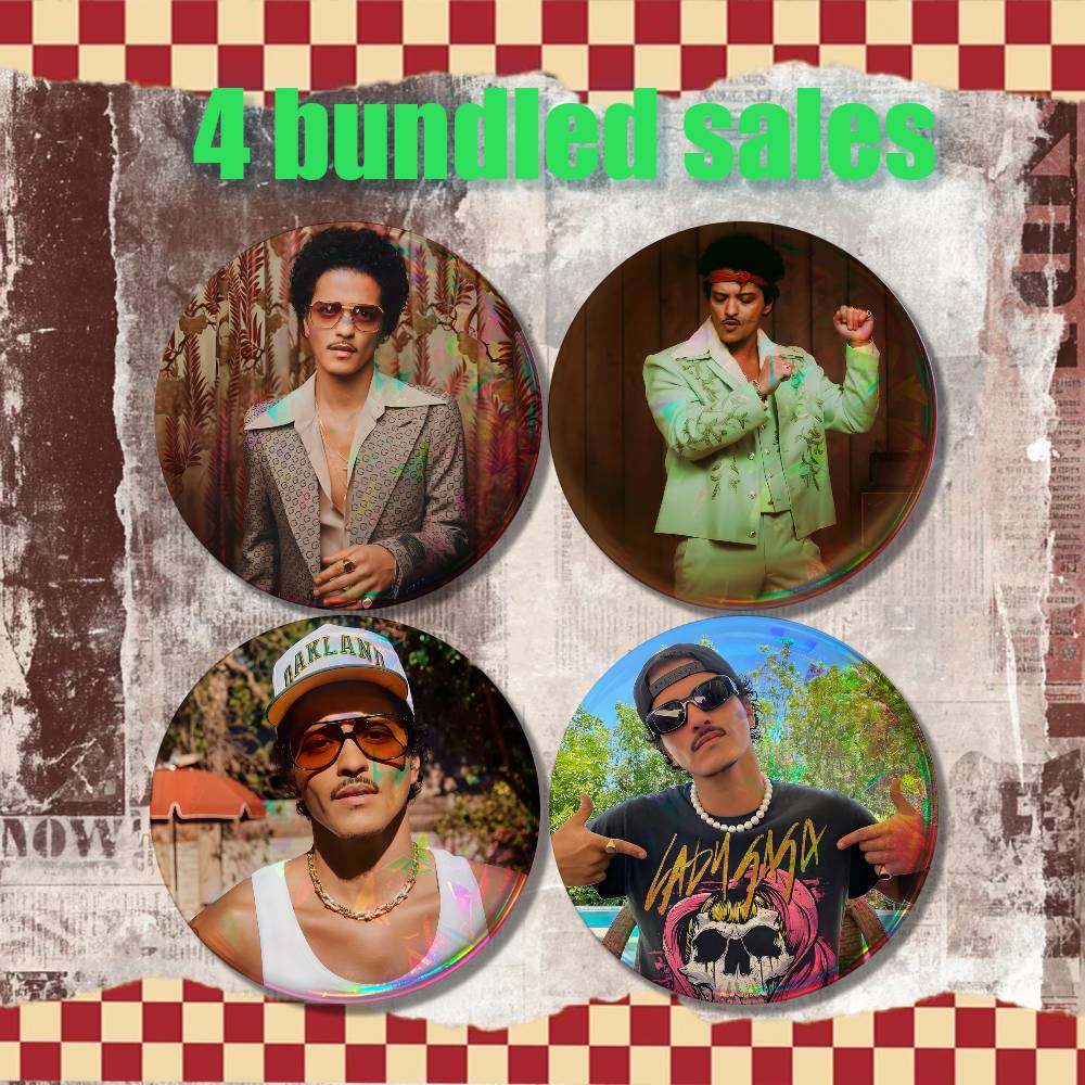 B-Bruno Mars 24K Magic Vintage - Vintage Collectible Jewelry ulasan dan harga