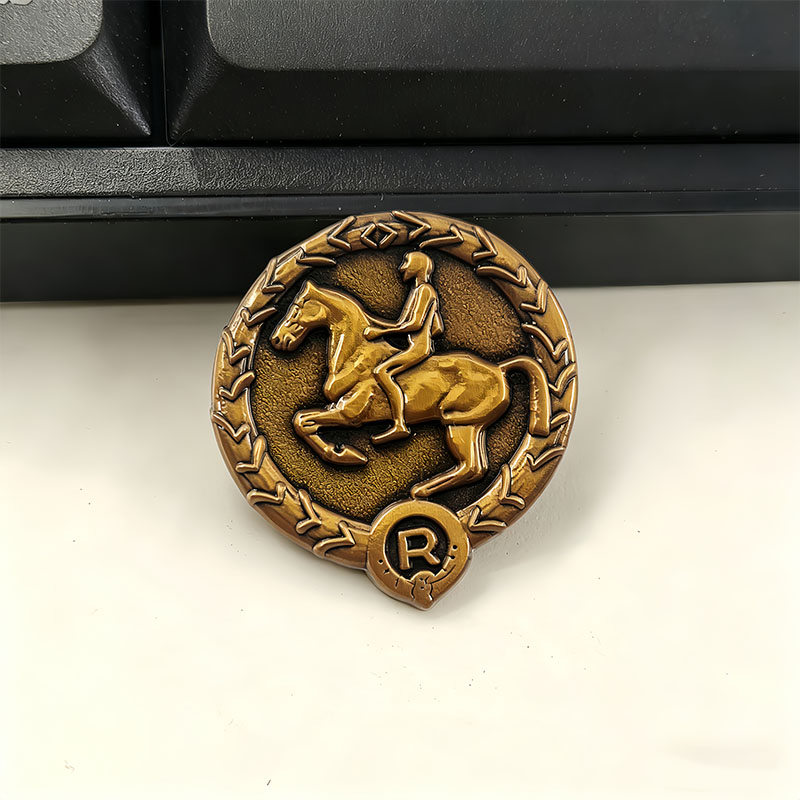 German Young Horseman Badge Ge - Vintage Collectible Jewelry ulasan dan harga