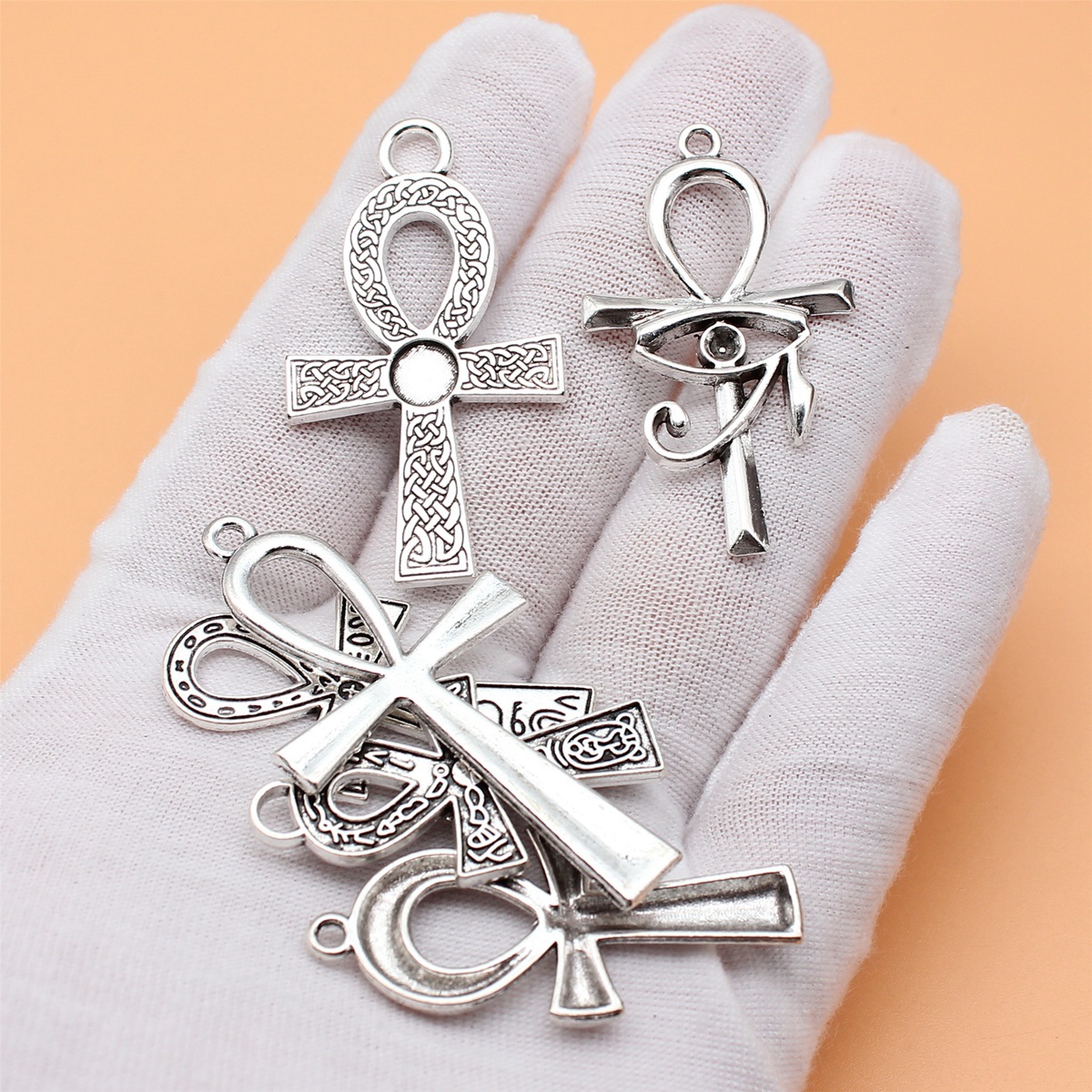 6pcs Antique Silver Color Key  - Vintage Collectible Jewelry ulasan dan harga