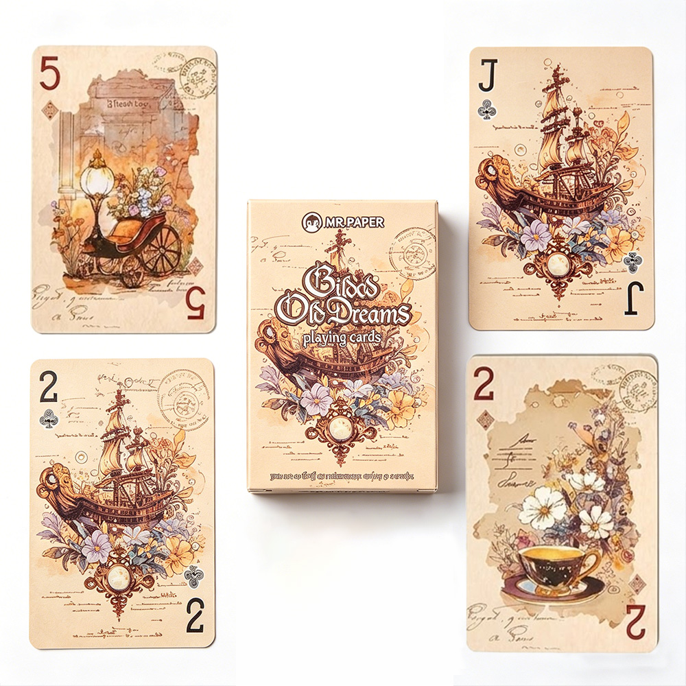55pcs Vintage Aesthetic Playin - Vintage Collectible Playing Cards ulasan dan harga