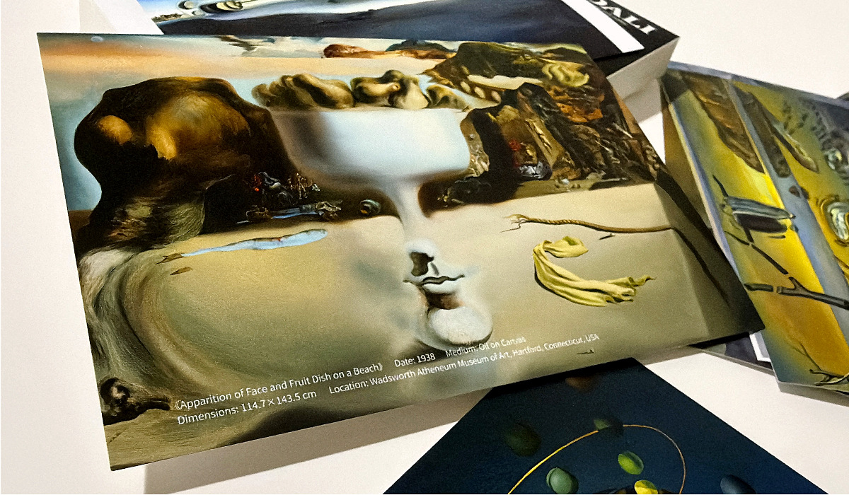 30Sheets Salvador Dalí Oil Pai - Collectible Vintage Greeting Cards ulasan dan harga