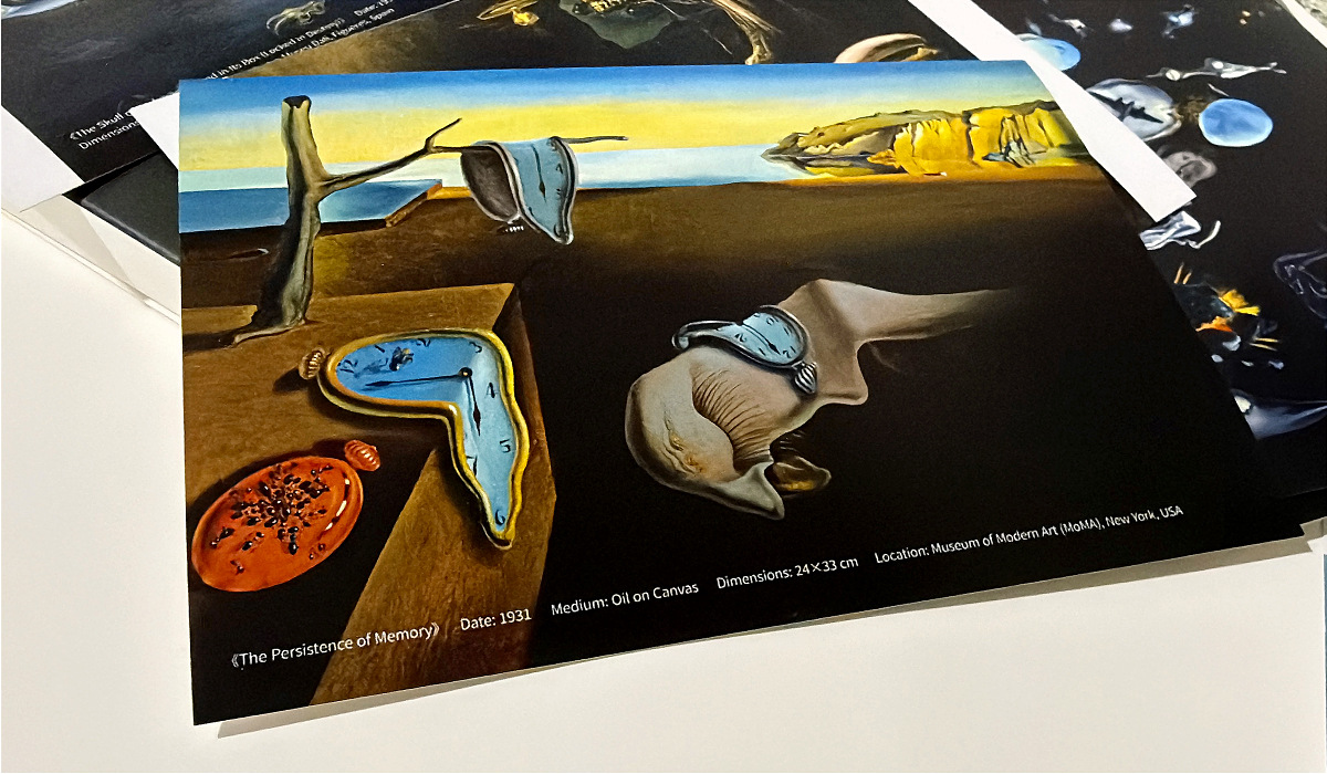 30Sheets Salvador Dalí Oil Pai - Collectible Vintage Greeting Cards ulasan dan harga