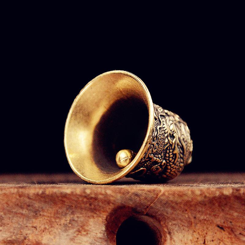 Vintage Brass Bell Carved Drag - Vintage Collectible Bells ulasan dan harga