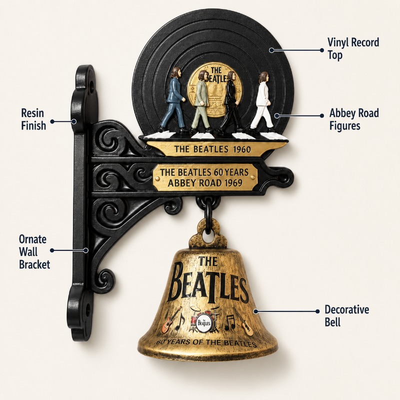 The Beatles Abbey Road Wall Ha - Vintage Collectible Bells ulasan dan harga