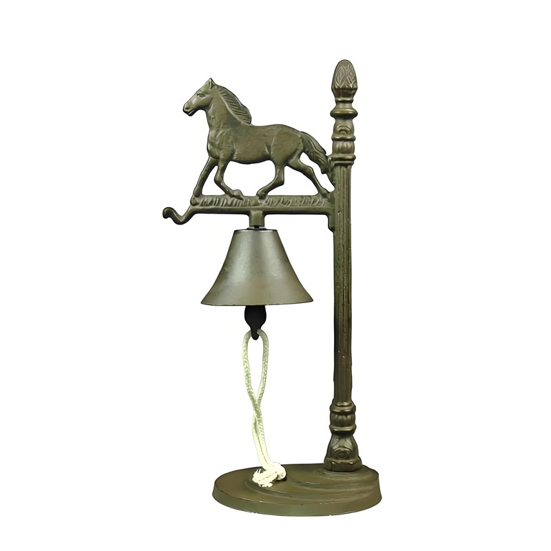 Vintage Cast Iron Horse Dining - Vintage Collectible Bells ulasan dan harga