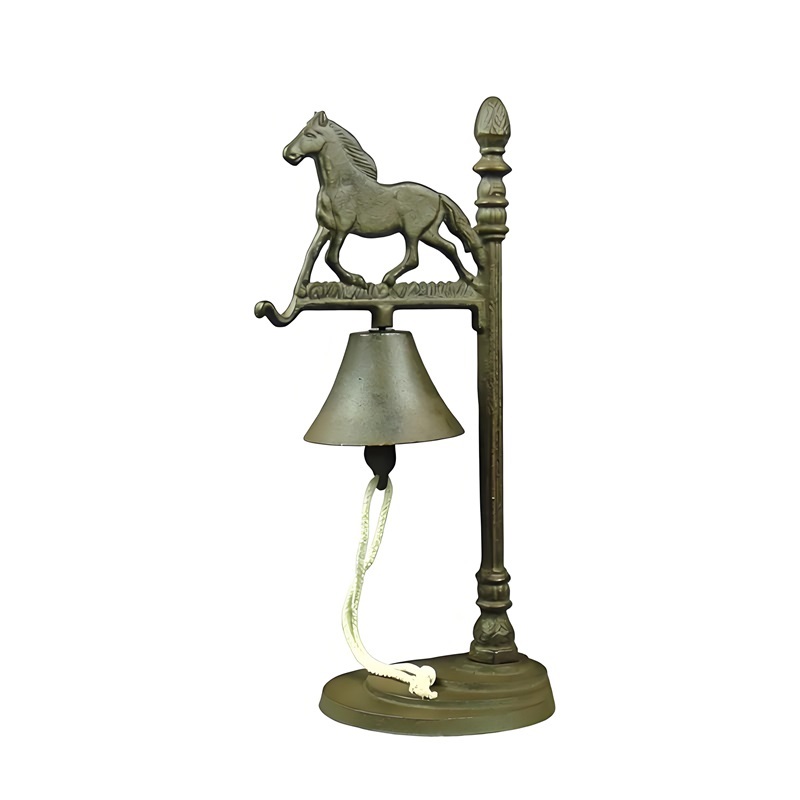 Vintage Cast Iron Horse Dining - Vintage Collectible Bells ulasan dan harga