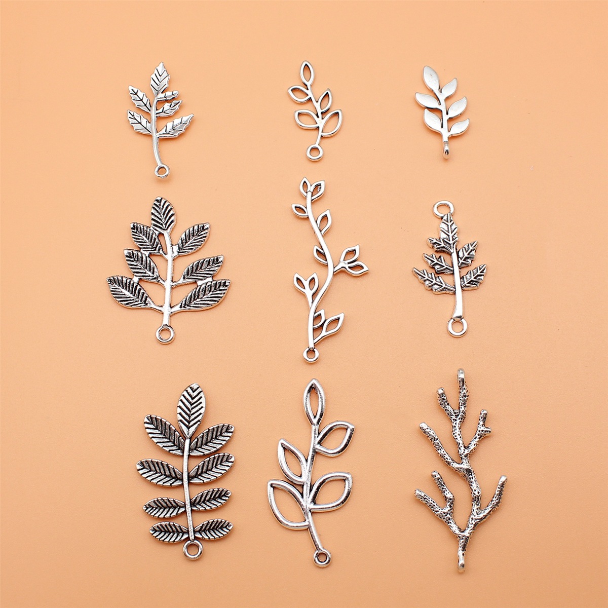 9pcs Antique Silver Color Bran - Vintage Collectible Jewelry ulasan dan harga