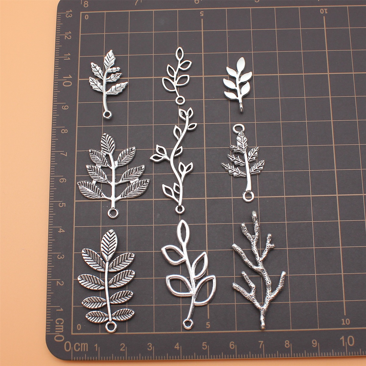 9pcs Antique Silver Color Bran - Vintage Collectible Jewelry ulasan dan harga
