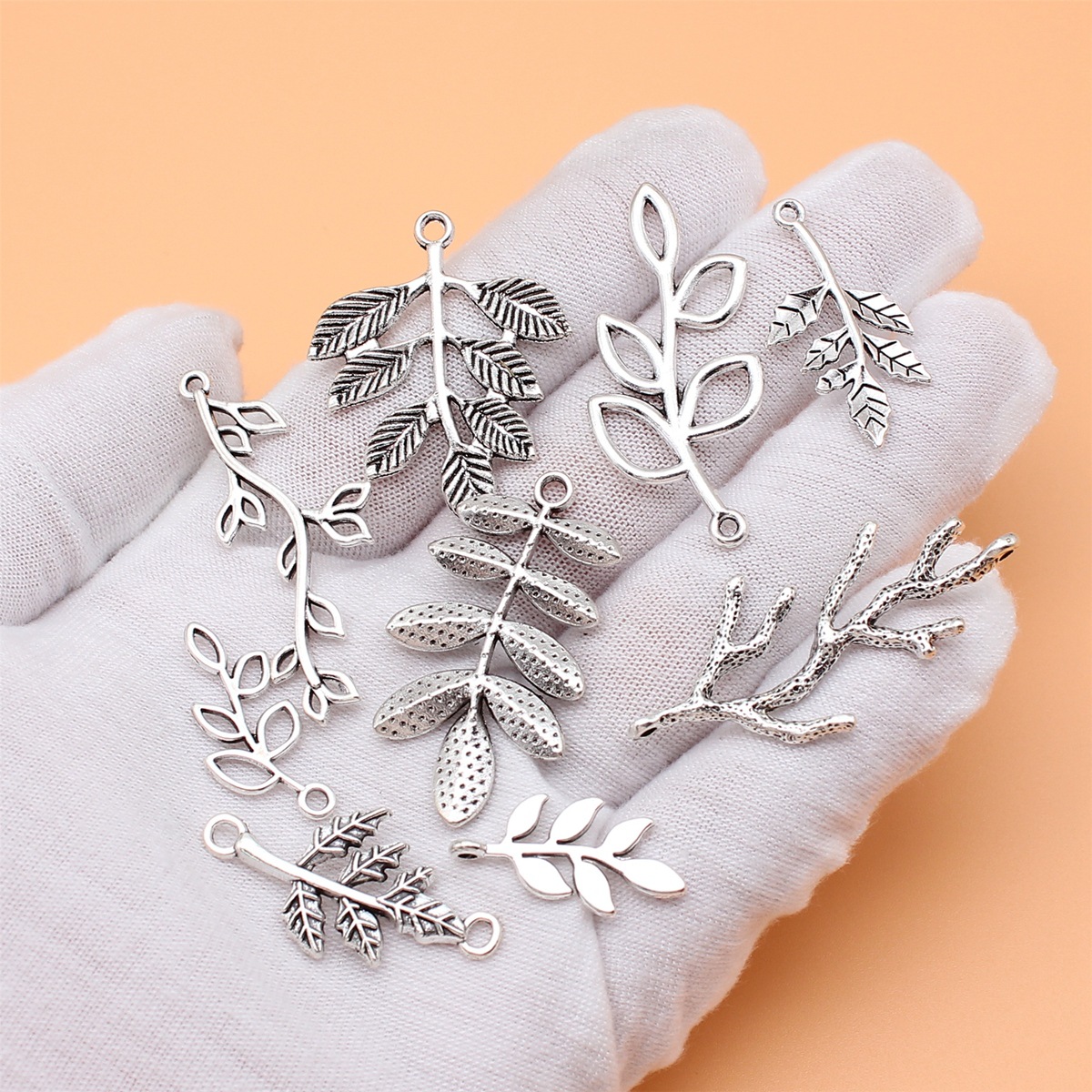 9pcs Antique Silver Color Bran - Vintage Collectible Jewelry ulasan dan harga