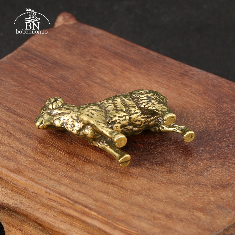 Vintage Brass Goat Figurine Mi - Vintage Collectible Ornaments ulasan dan harga
