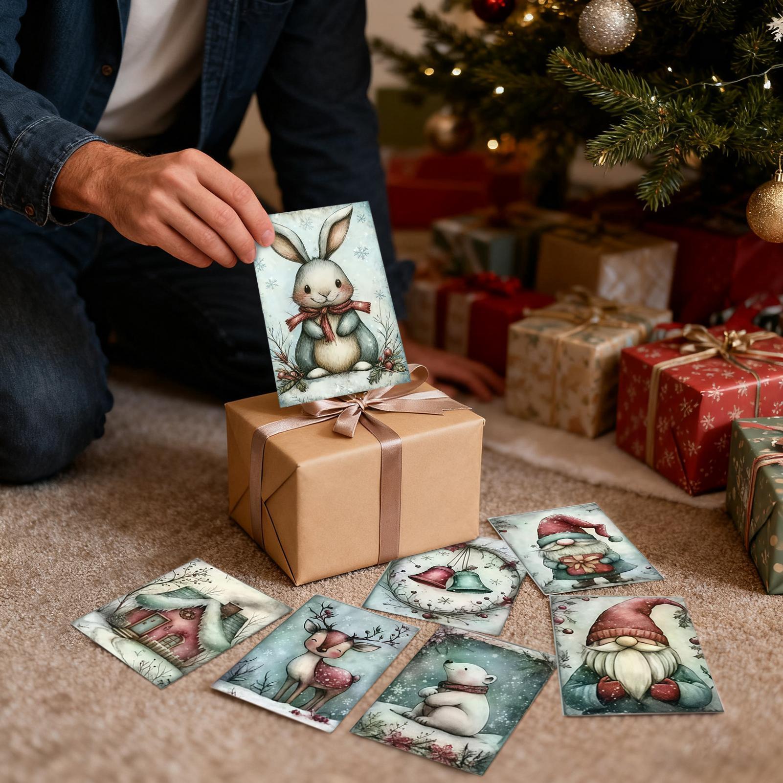 Christmas Cards 20-Piece Colle - Collectible Vintage Greeting Cards ulasan dan harga