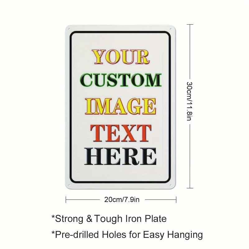 Custom Photo Rectangular Iron  - Vintage Collectible Plates ulasan dan harga