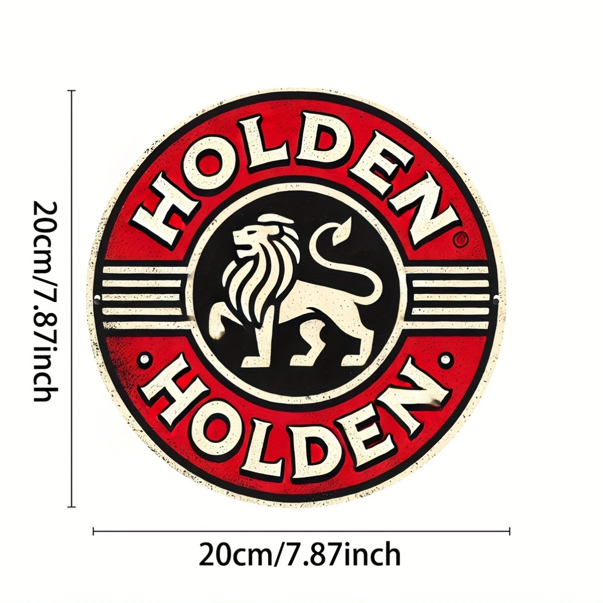 HOLDEN Vintage Metal Wall Art  - Vintage Collectible Plates ulasan dan harga