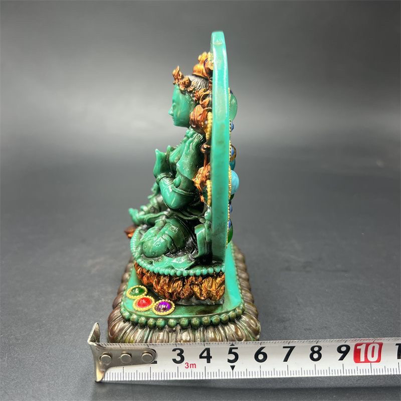 Tibetan Vintage Green Tara Sta - Vintage Collectible Ornaments ulasan dan harga