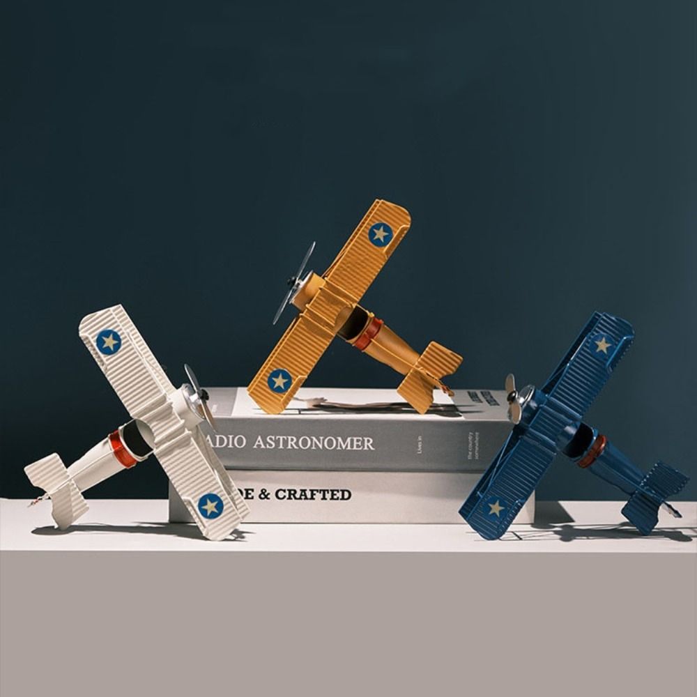 Retro Iron Vintage Airplane Mo - Vintage Collectible Ornaments ulasan dan harga