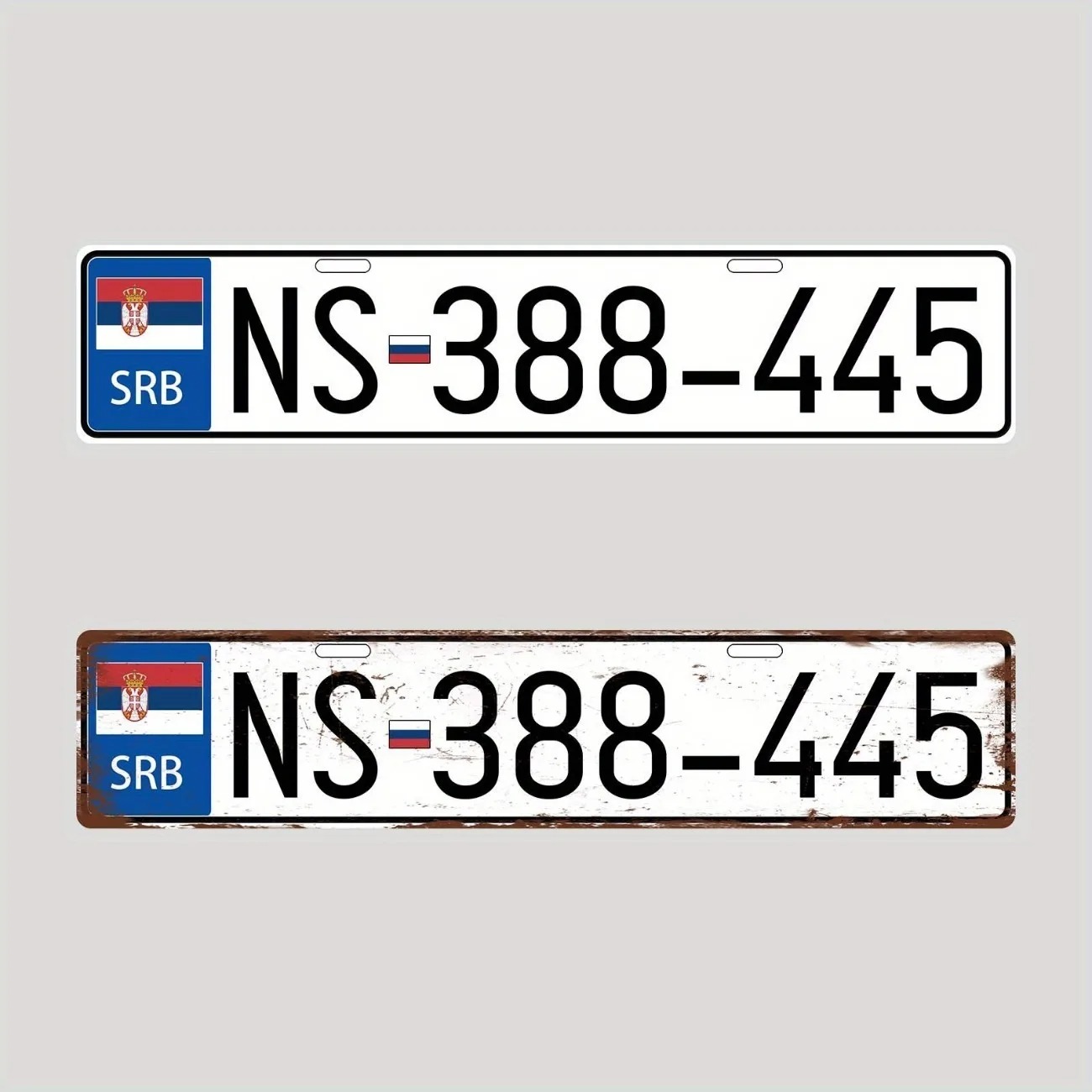 Customizable Retro Serbian Met - Vintage Collectible Plates ulasan dan harga