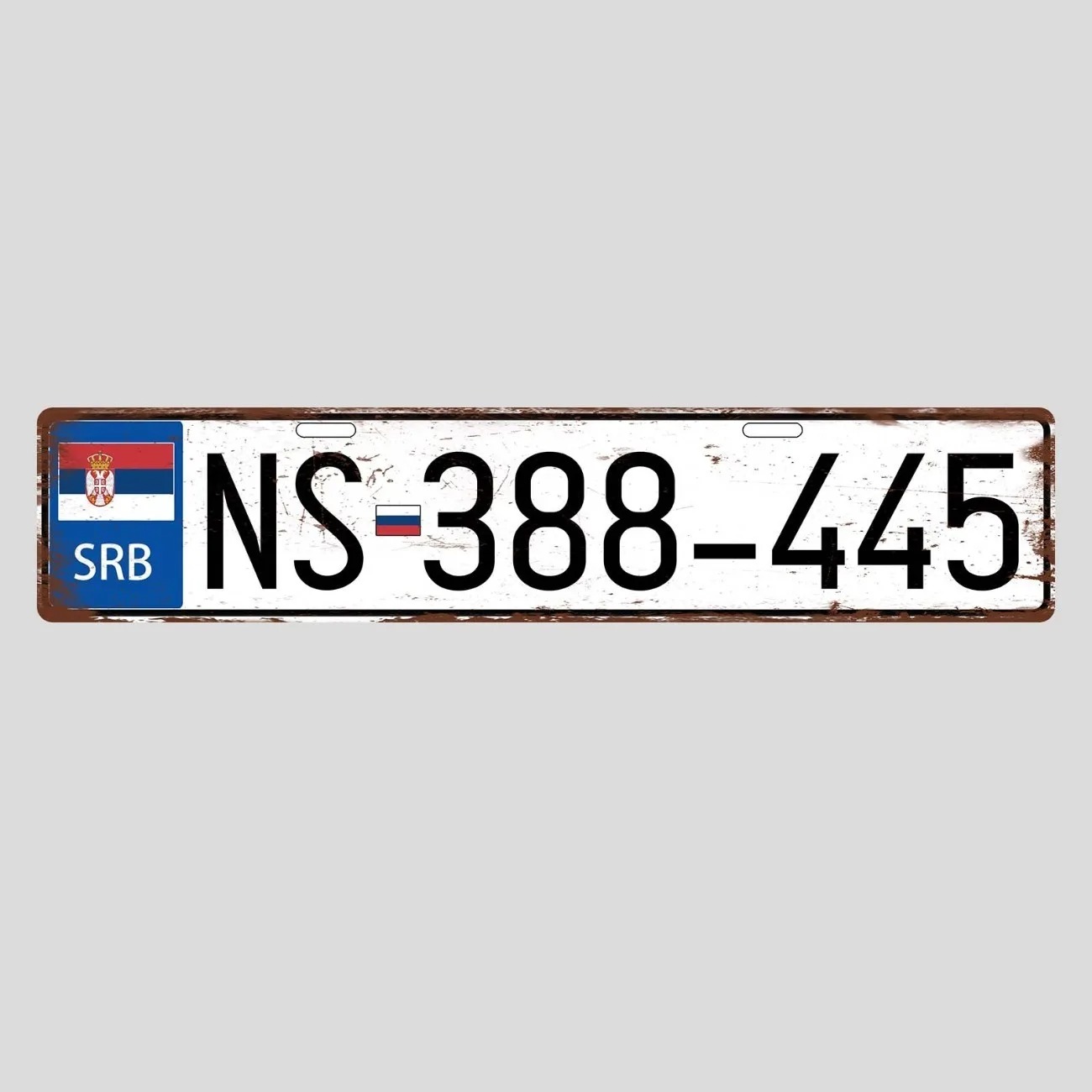 Customizable Retro Serbian Met - Vintage Collectible Plates ulasan dan harga