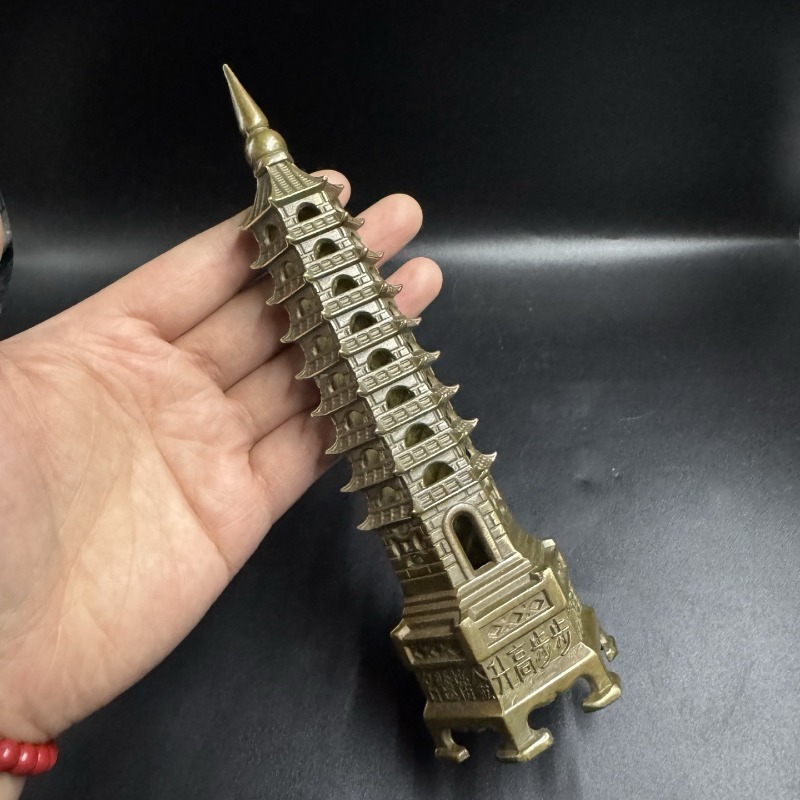 Vintage 9 Layer Metal Pagoda S - Vintage Collectible Ornaments ulasan dan harga