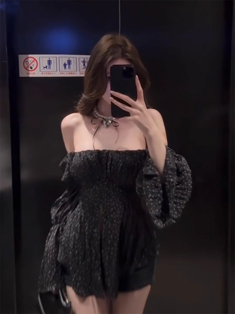 Black Bell Sleeve Top And High - Vintage Collectible Bells ulasan dan harga