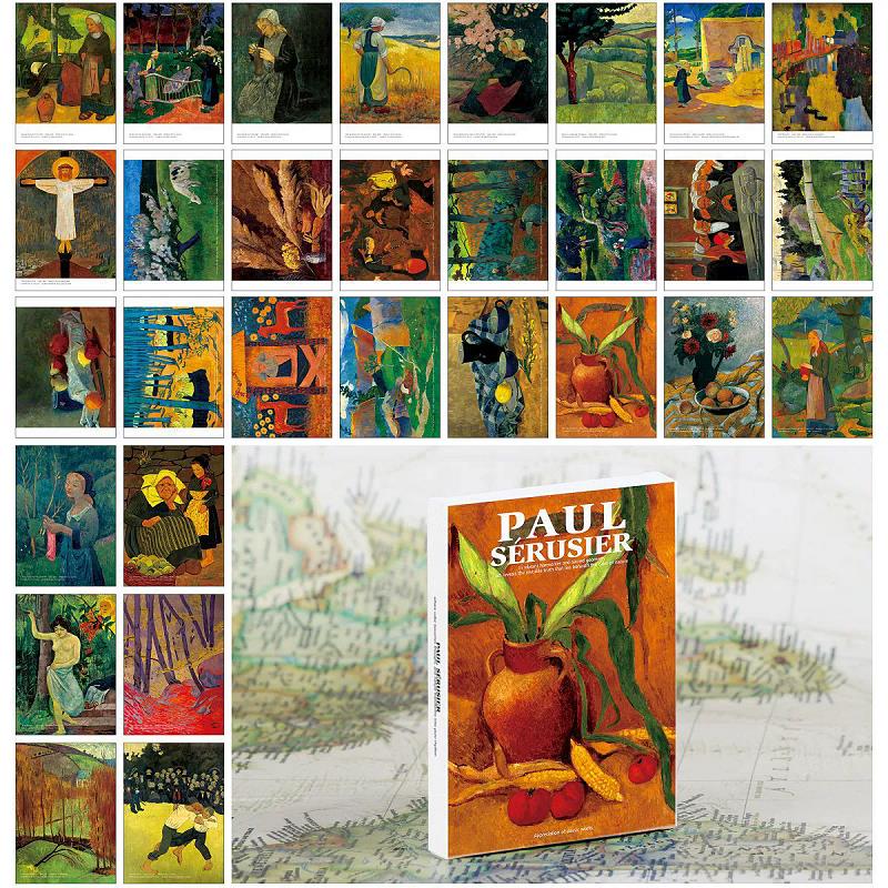 30Pcs Paul Serusier Painting P - Collectible Vintage Greeting Cards ulasan dan harga