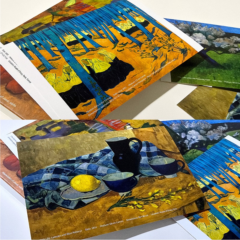 30Pcs Paul Serusier Painting P - Collectible Vintage Greeting Cards ulasan dan harga
