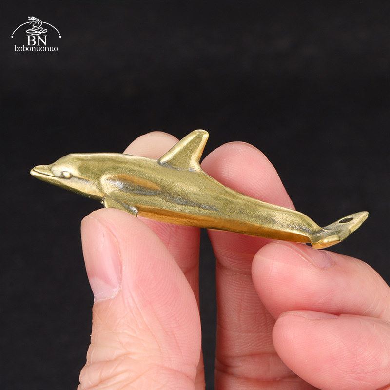 Solid Brass Dolphin Ornaments  - Vintage Collectible Ornaments ulasan dan harga